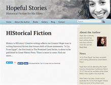 Tablet Screenshot of hopefulstories.com